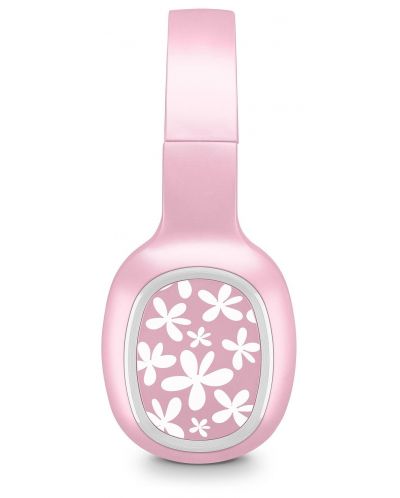 Căști wireless Cellularline - MS Basic Shiny Flowers, roz - 2